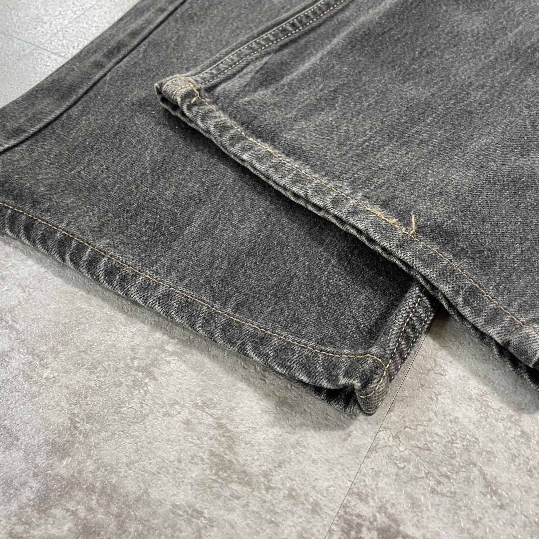 W36 L30】 メキシコ製 usa levi's 先染ブラック 569 | ib2
