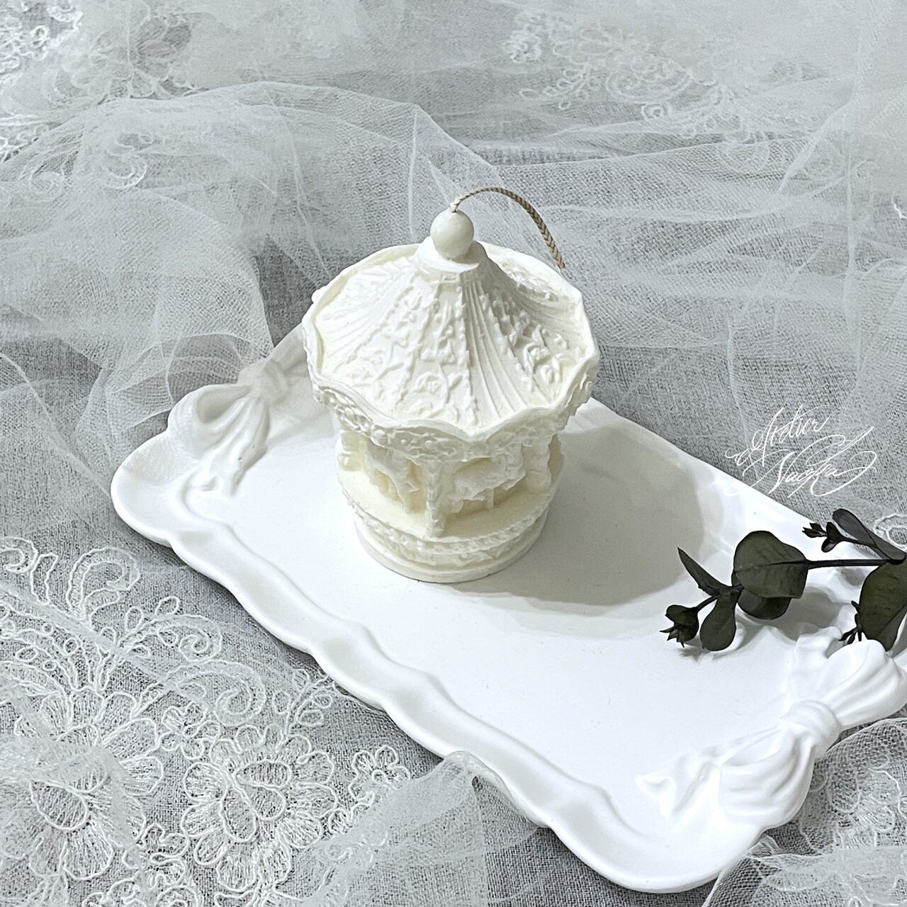 リボン (長方形) トレイ シリコンモールド | シリコンモールド・クレイ