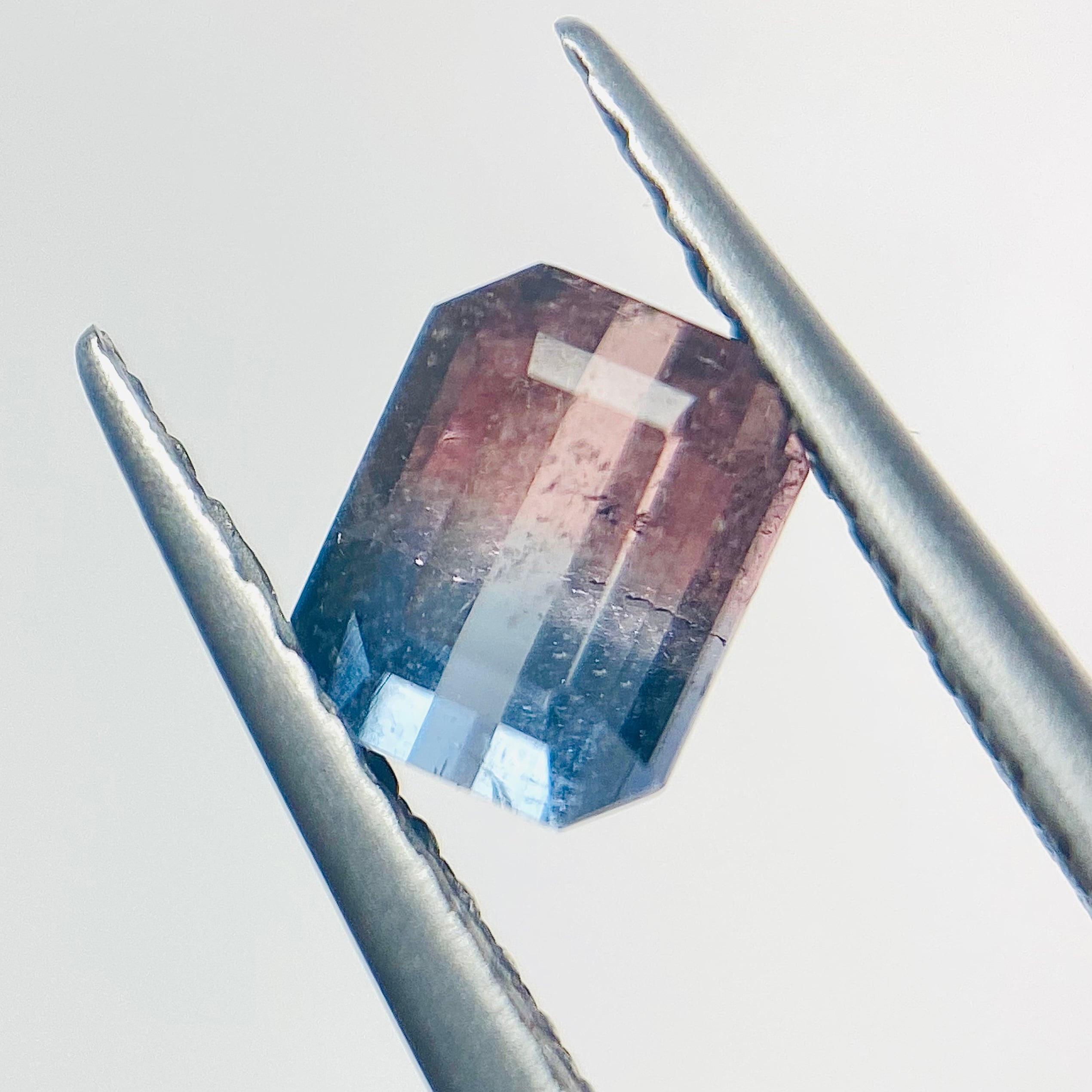 モルガナイトとアクアマリンカラーのバイカラートルマリン