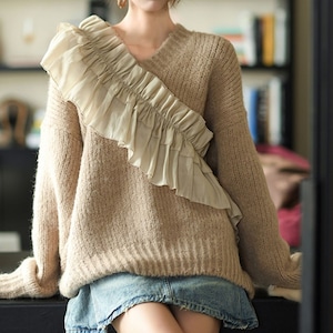 Frill Knit Sweater KRE1914