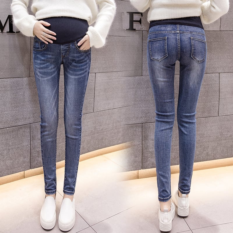 【新作】【送料無料】 マタニティウェア2020春と秋新しい流行のマタニティアウターウェアジーンズデニム妊婦胃リフトペンシルシューズ-アリババ スプリング 春物 オータム 秋物 expec275094385621