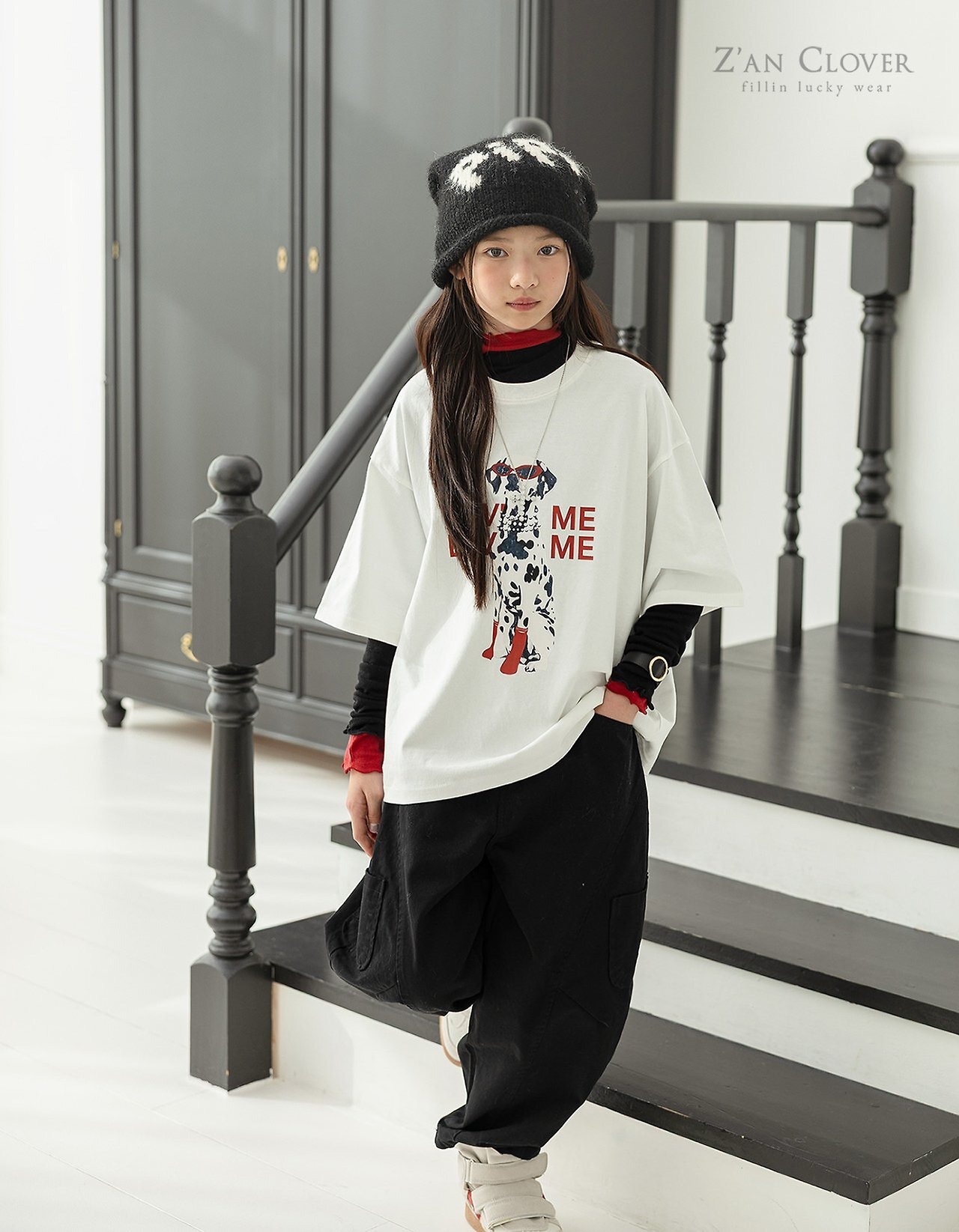 ZAN CLOVER［取寄］love dalmatian tee 26winter