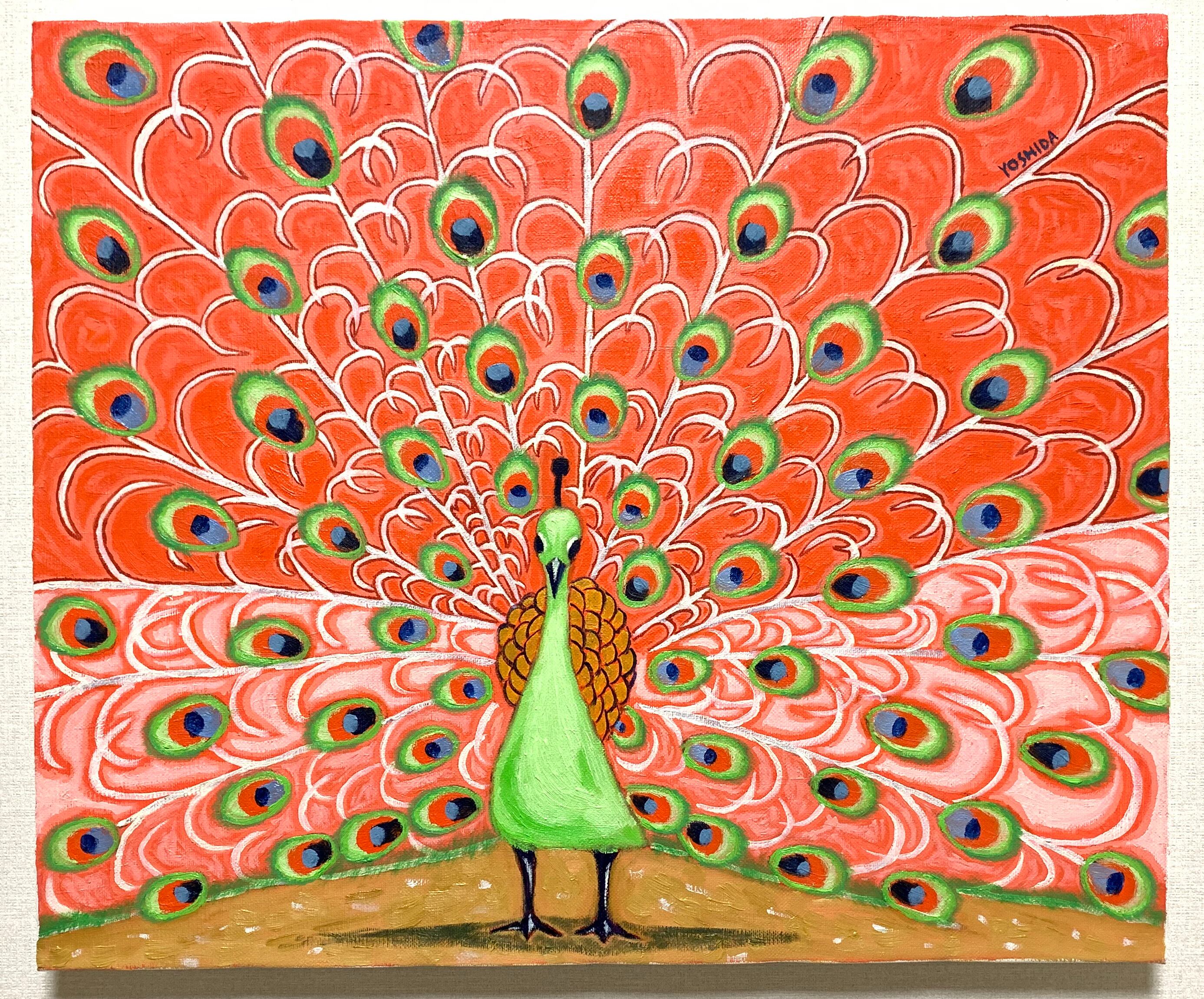 Kujyaku_00 ( 孔雀 の 絵 ) アート インテリア 油絵 | YOSHIDA 