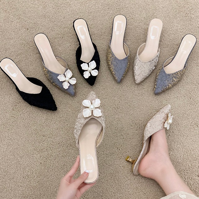 ミュールレディースサマー 靴 シューズ 夏物 部族の婦人靴6409620769