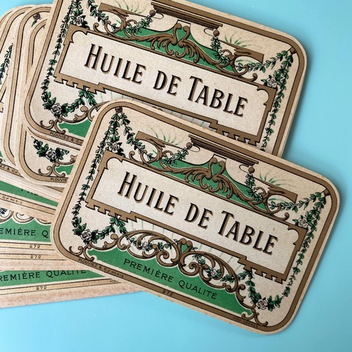 France ヴィンテージラベル(HUILE DE TABLE ) /  vp0123
