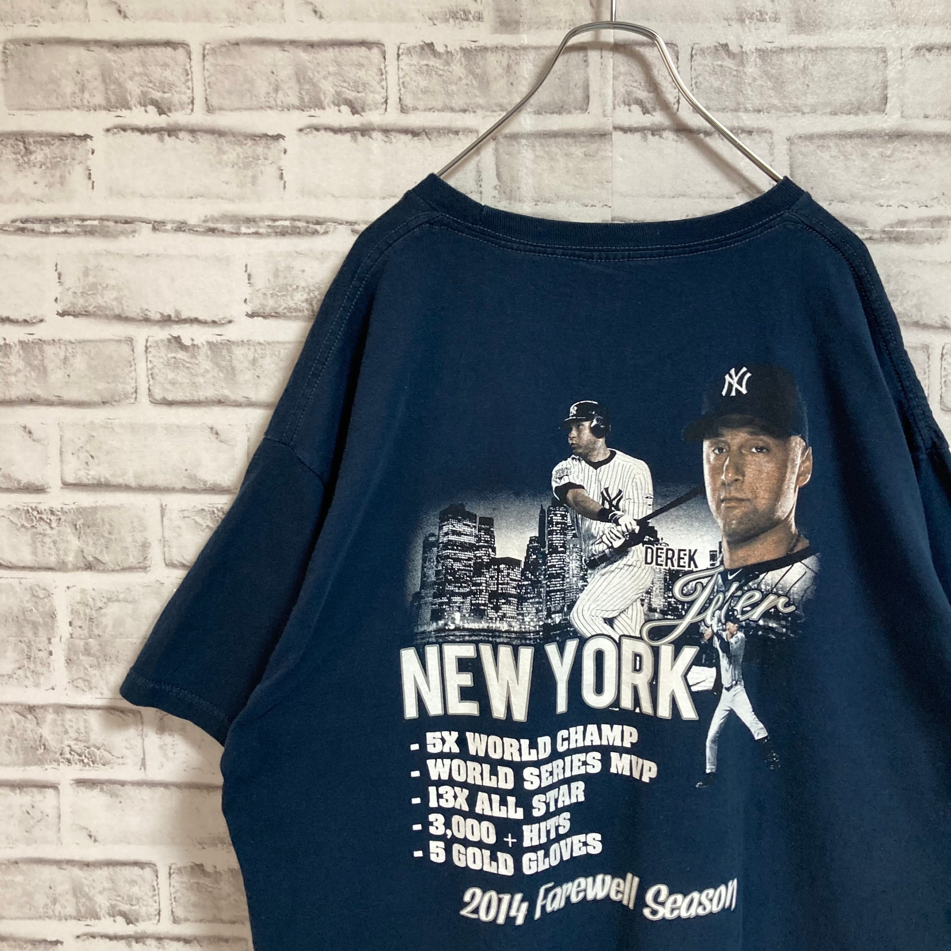 ALSTYLE APPAREL】S/S Tee 2XL “DEREK JETER” New York Yankees MLB