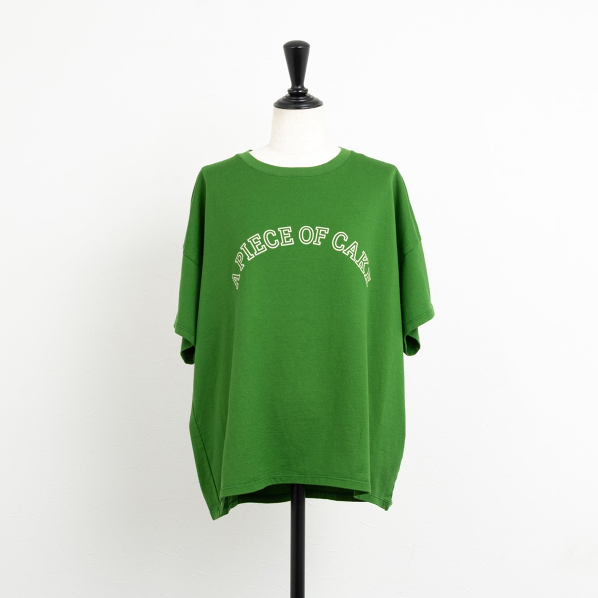 ミニー❣️ FujiiKaze2025NATourポテチTシャツグリーンL Munich／ミューニック】”A PIECE OF CAKE”ロゴプリントTシャツ