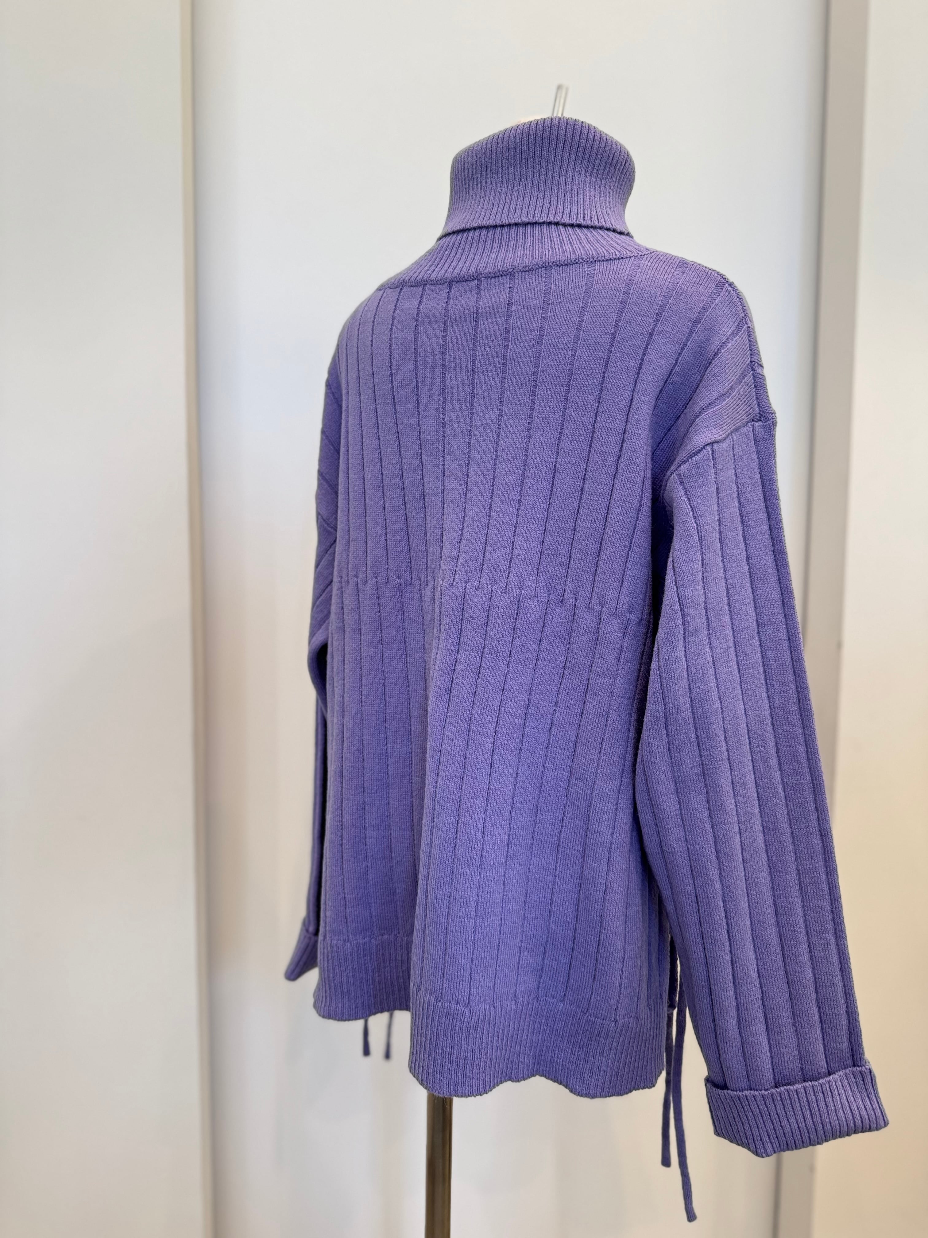 【DONA MARIE】オフタートルワイドリブニット 861027