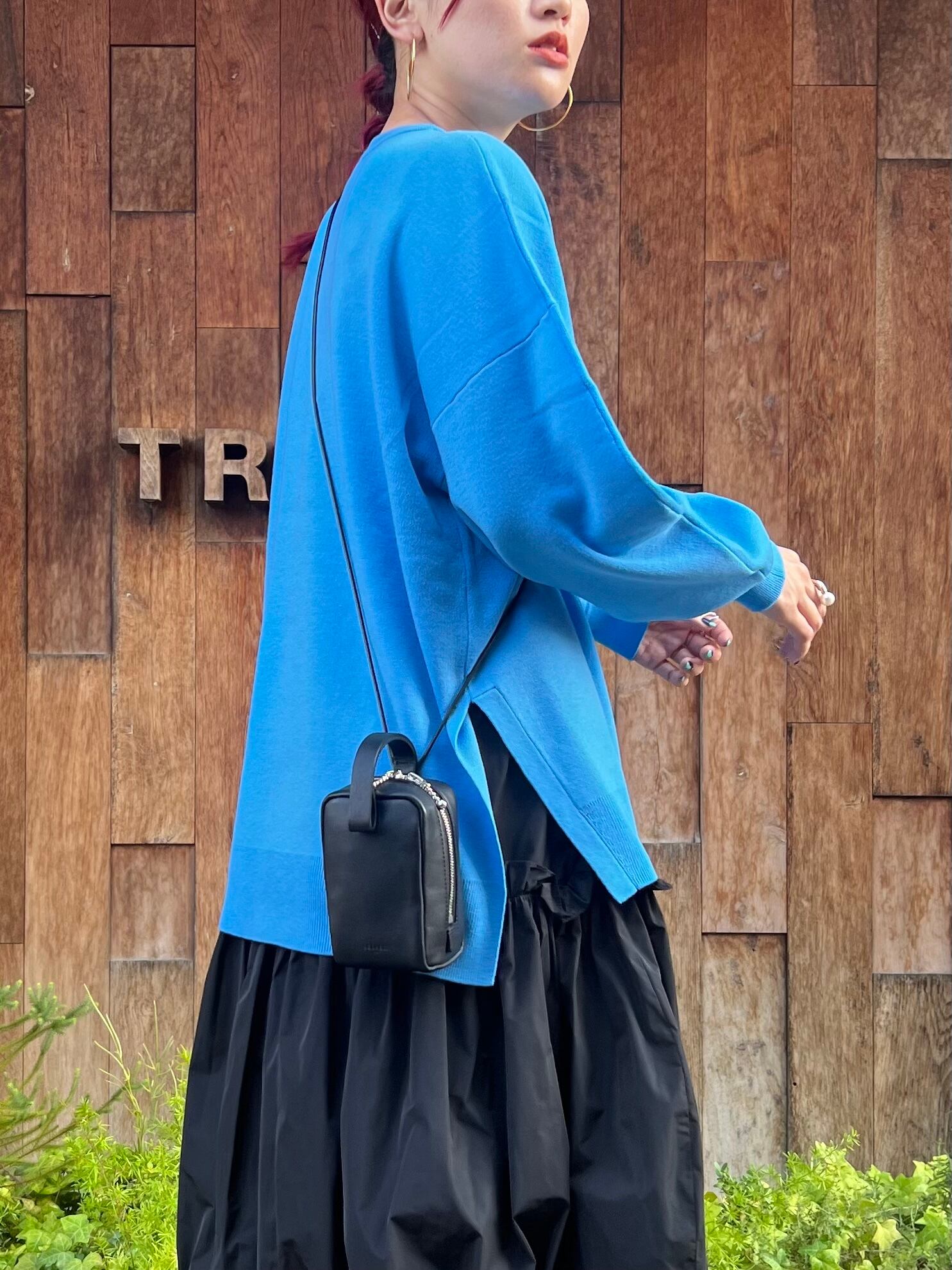 22AW】ENFOLD エンフォルド / COCOON-ARM BOX PULLOVER | TRENT 