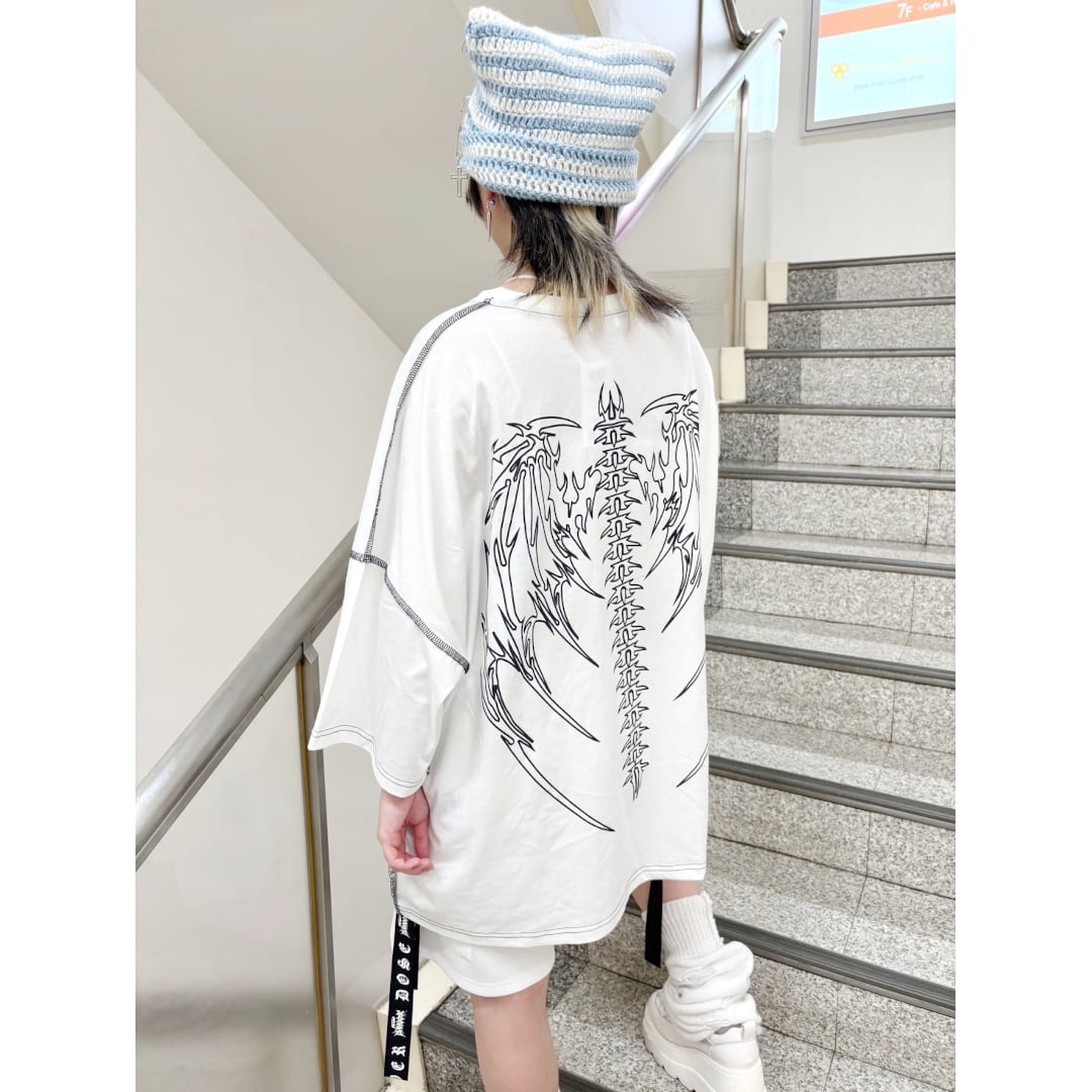 FIRE BONEステッチTシャツ | VOLCAN&APHRODITE 公式通販