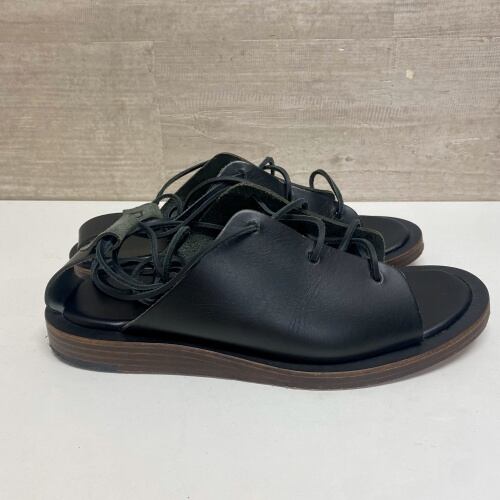 SUNSEA サンシー 15SS Cut Off Lace-up Shoes Black レースアップ 