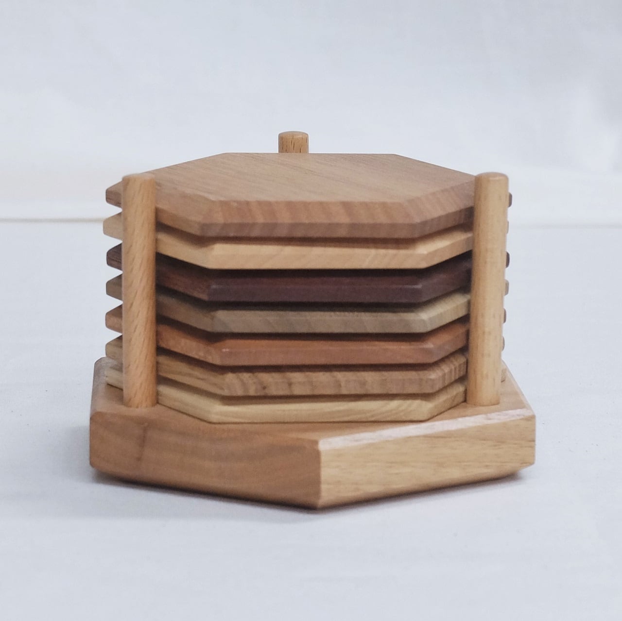 木製コースター　7枚セット