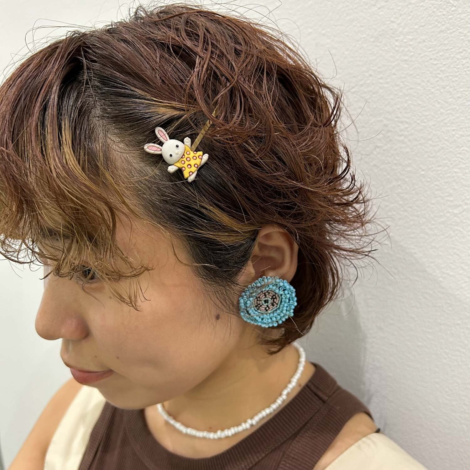 アニマルボタンのキッズヘアピンセット | Dua-アクセサリーパーツショップ
