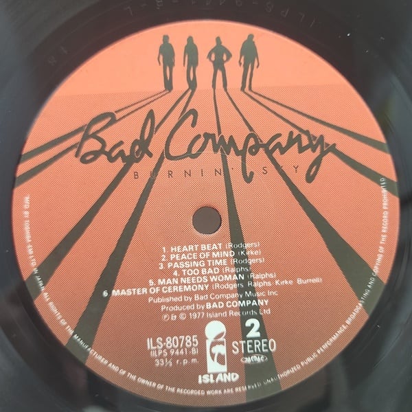 Bad Company / Burnin' Sky [ILS-80785] - 画像5
