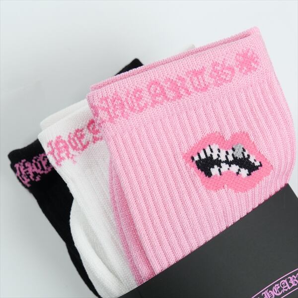 Size【L】 CHROME HEARTS クロム・ハーツ SPORT SOCKS SETS PINK