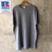 GG521 80s Tシャツ 無地 ラッセル ブランク グレー XL USA製