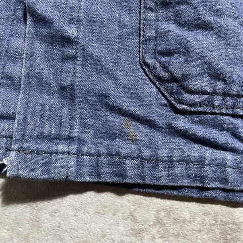 80-90s BIG BILL デニム コットンツイル メタルボタン フレンチワークジャケット 詳細写真14