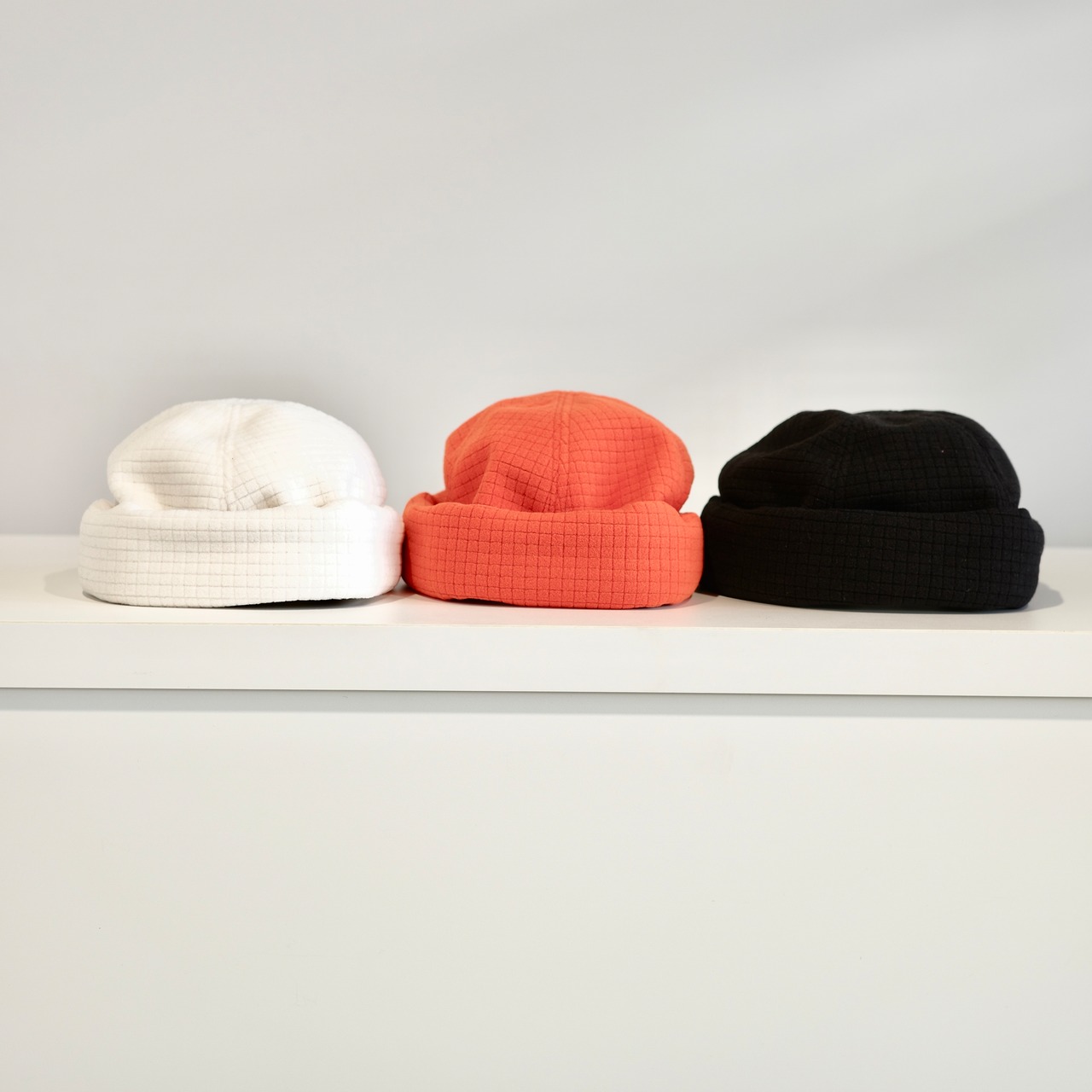 GRID FLEECE ROLL CAP