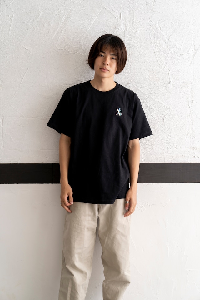 T-SHIRT "ONE-POINT LN LOGO" BLACK