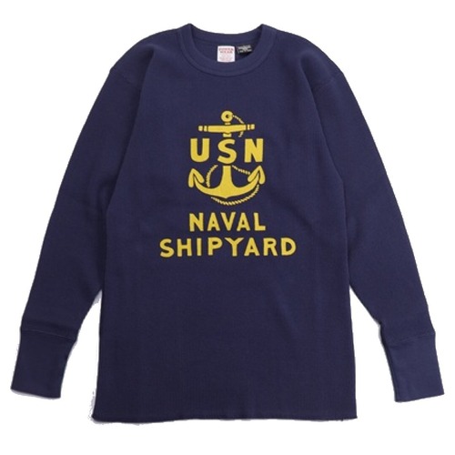 FREEWHEELERS(フリーホイーラーズ)～"U.S.N.NAVAL SHIP YARD" THERMAL LONG SLEEVE SHIRT～