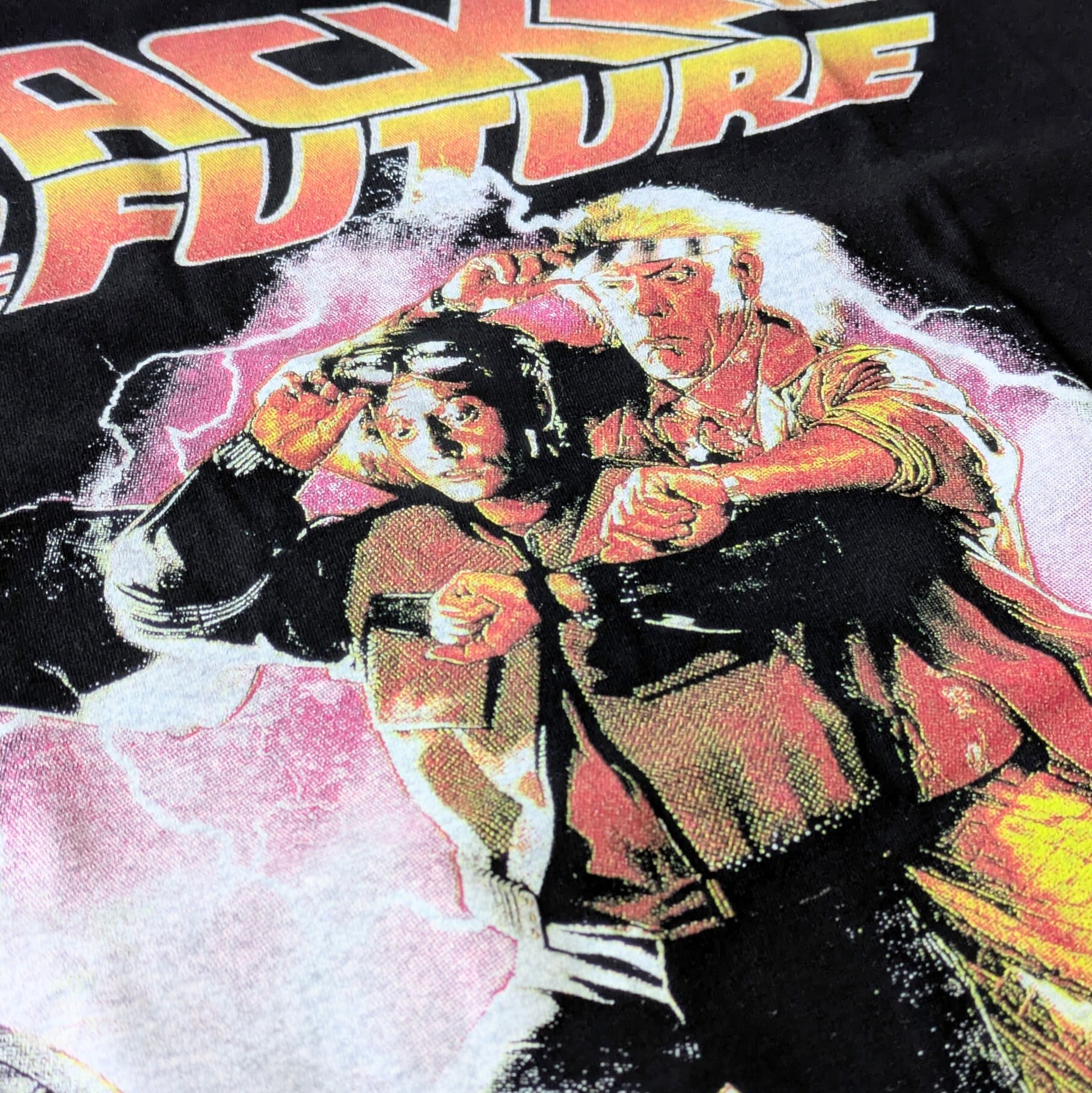 【 バックトゥザフューチャー（Back to the FutureⅡ）】マーティ&ドク / 映画Tシャツ / Tシャツ〚アメリカン雑貨 アメトイ〛