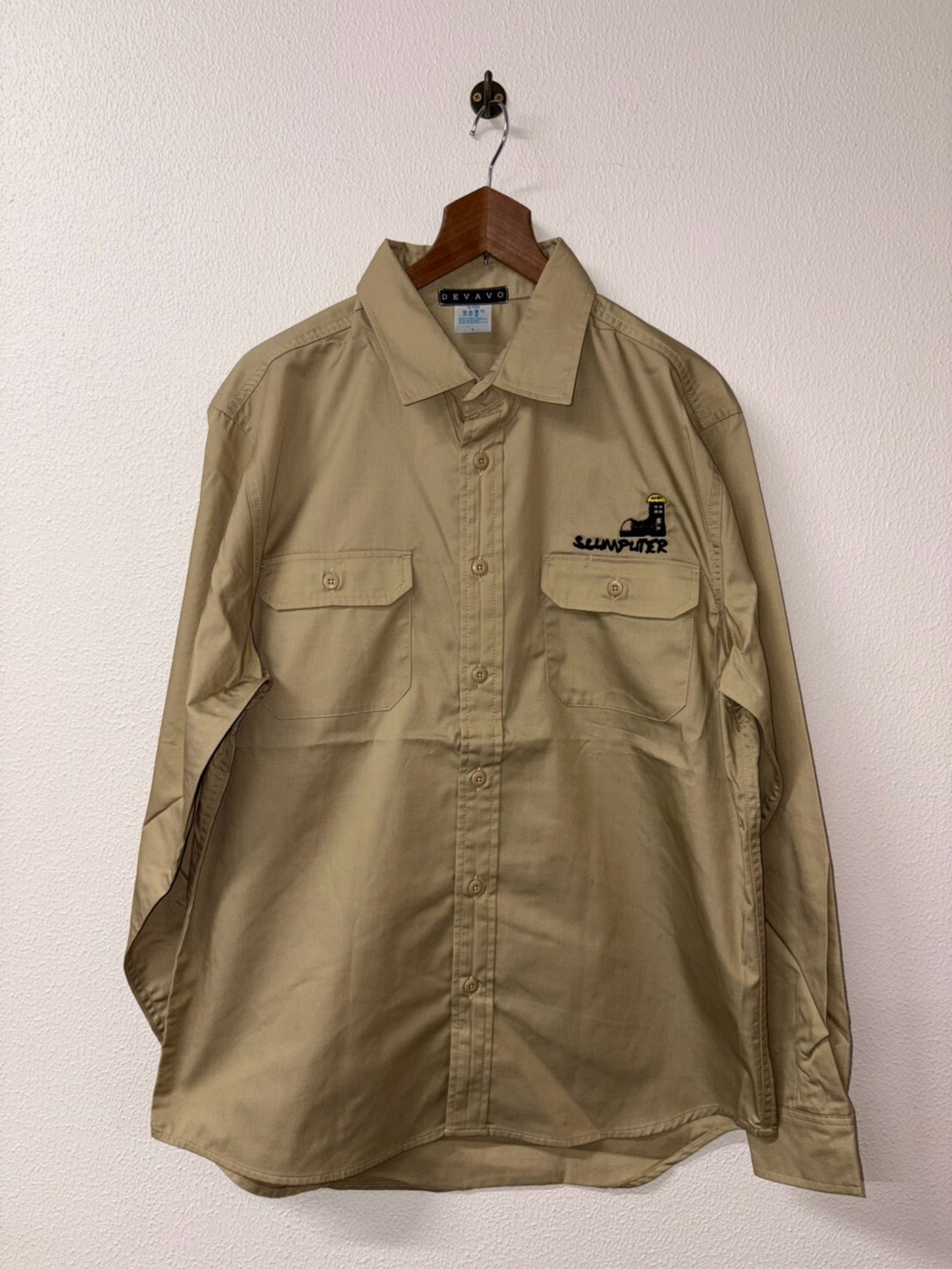 SCUMPUTER [BOOTS]  ワークロングスリーブシャツ  　※デッドストック在庫限り