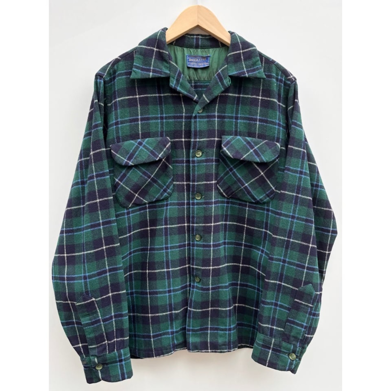 50s PENDLETON WOOL SHIRT MADE IN USA  Size M