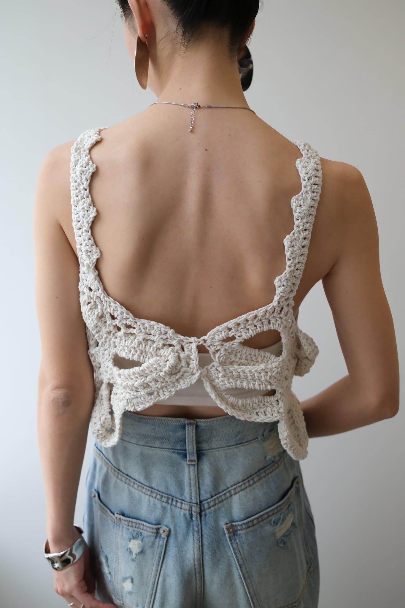 Crochet Bustier クロシェ ビスチェ White | planet3rd