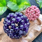 神聖幾何学フラーレン　バッキーボール　ロードナイト・アメジスト