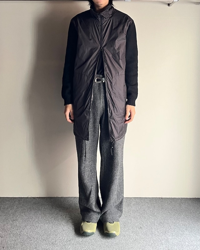 【3.1 Pillip Lim】long length nylon wool switching coat
