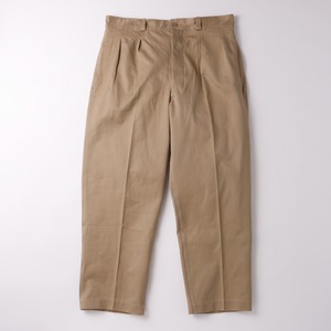 【極美品】M-52 FRENCH MILITARY CHINO PANTS vintage W32 made in France ／ 50s ヴィンテージ フランス軍 M52 フレンチ ミリタリー チノパン スラックス パンツ 33 実寸W32 フランス製