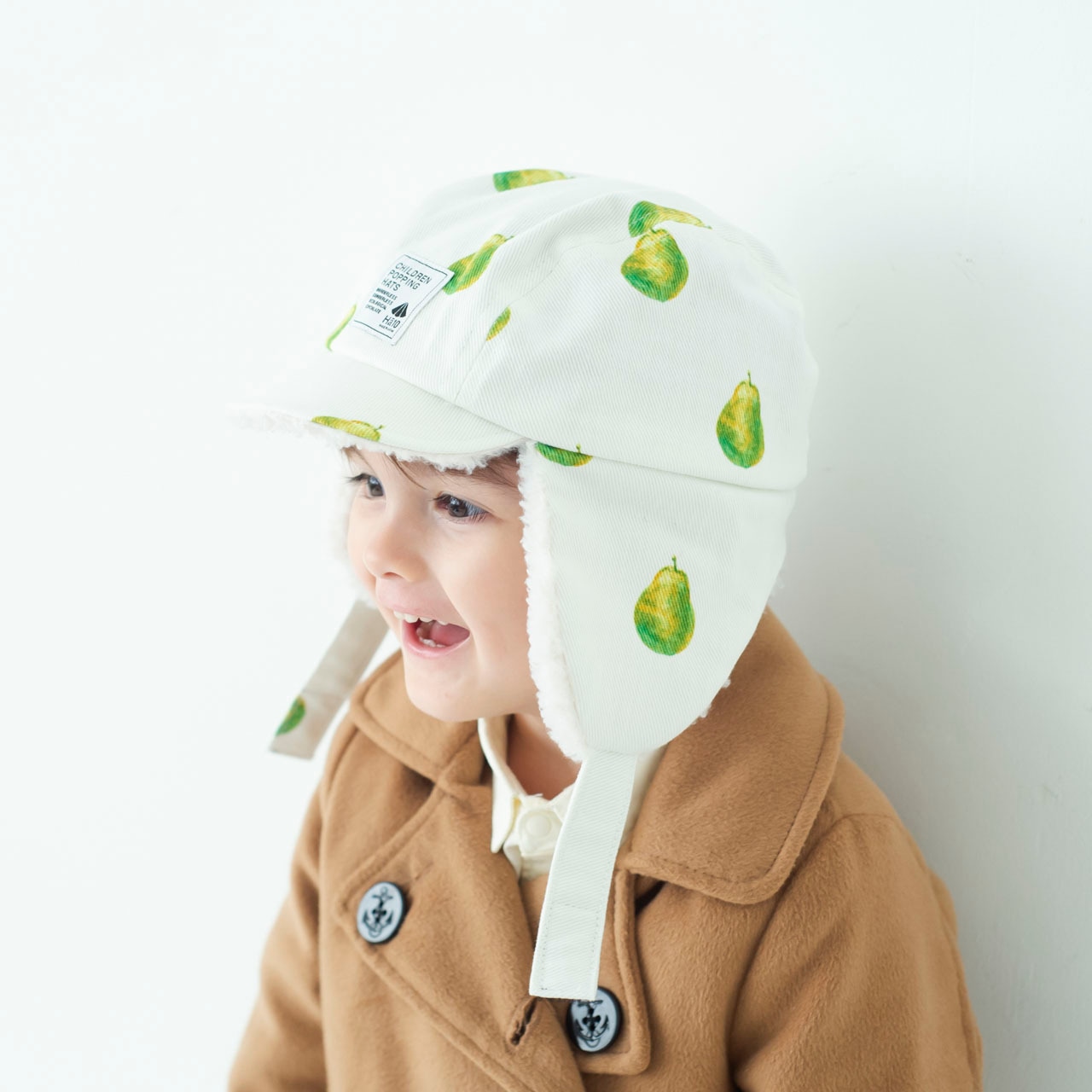 パイロットキャップ【ラフランス】ブランド 子供 帽子 男の子 女の子 日本製 冬 キッズ ギフト