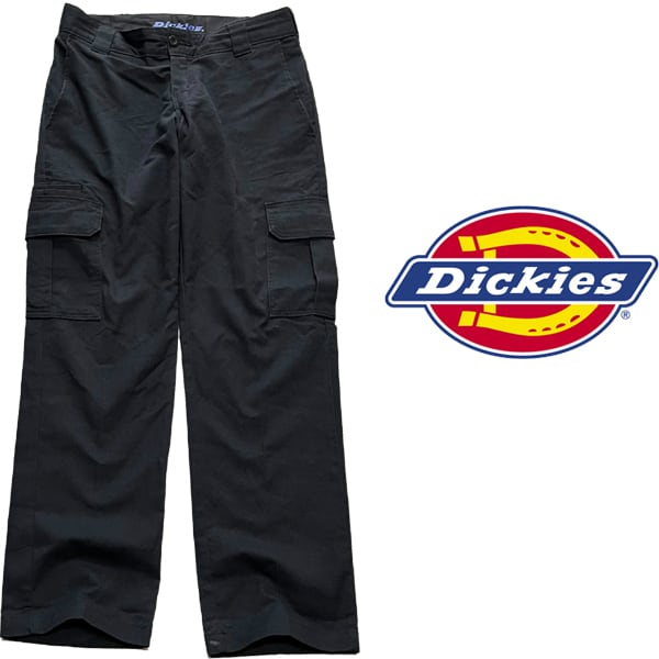 1点物◇ディッキーズDickies黒カーゴパンツ古着30メンズSMレディースOK
