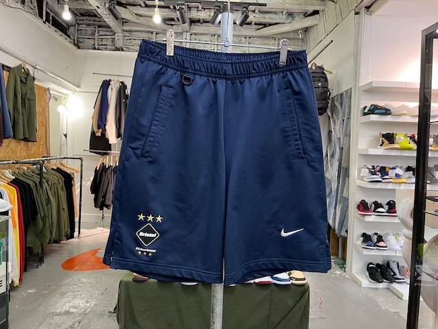 FCRB × NIKE DRI-FIT KNIT SHORT NAVY SMALL 716126-450 43639