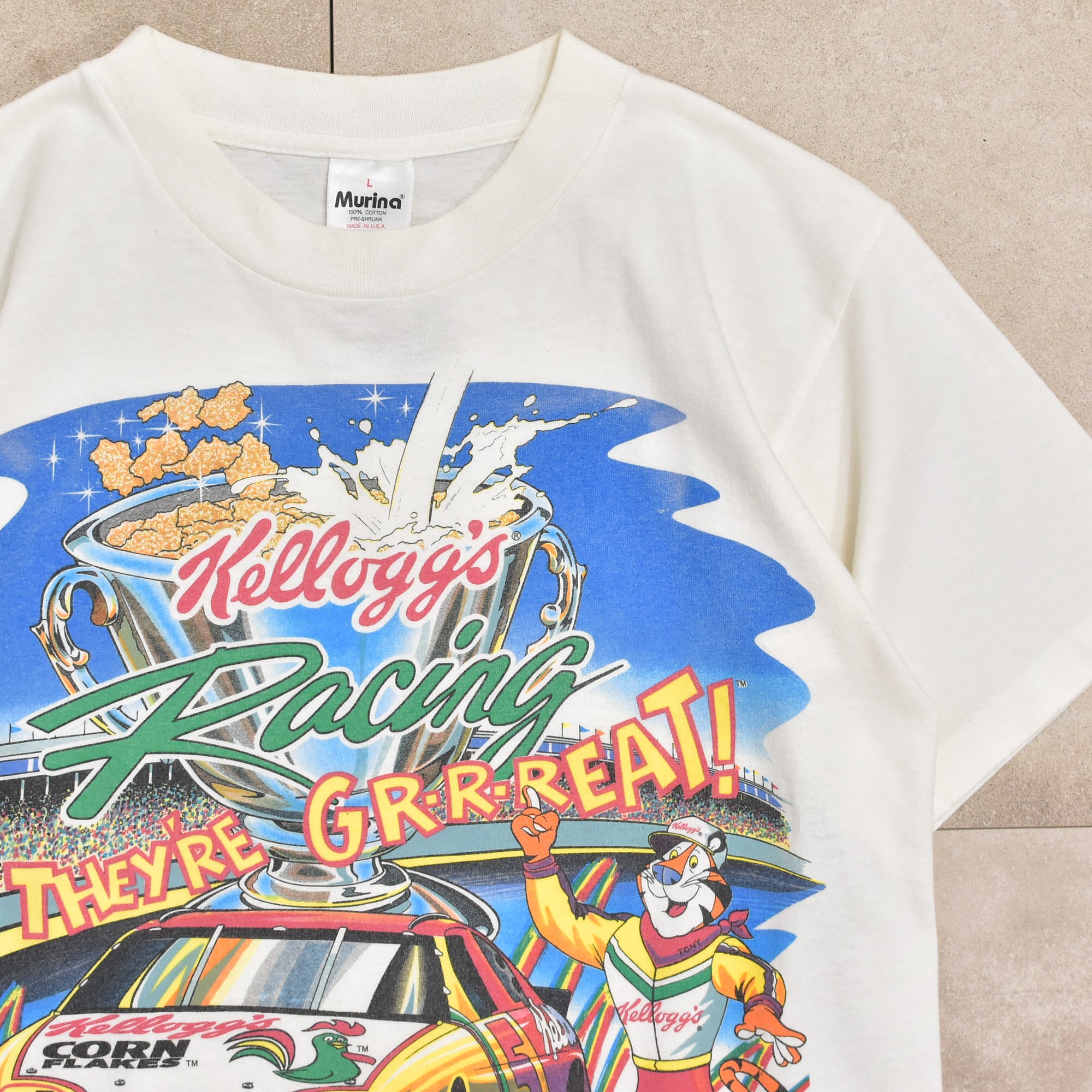 Youth 90s USA Murina Kellogg's CORN FLAKES T-shirt | 古着屋 Youth 90s USA Murina Kellogg's CORN FLAKES T-shirt | 古着屋