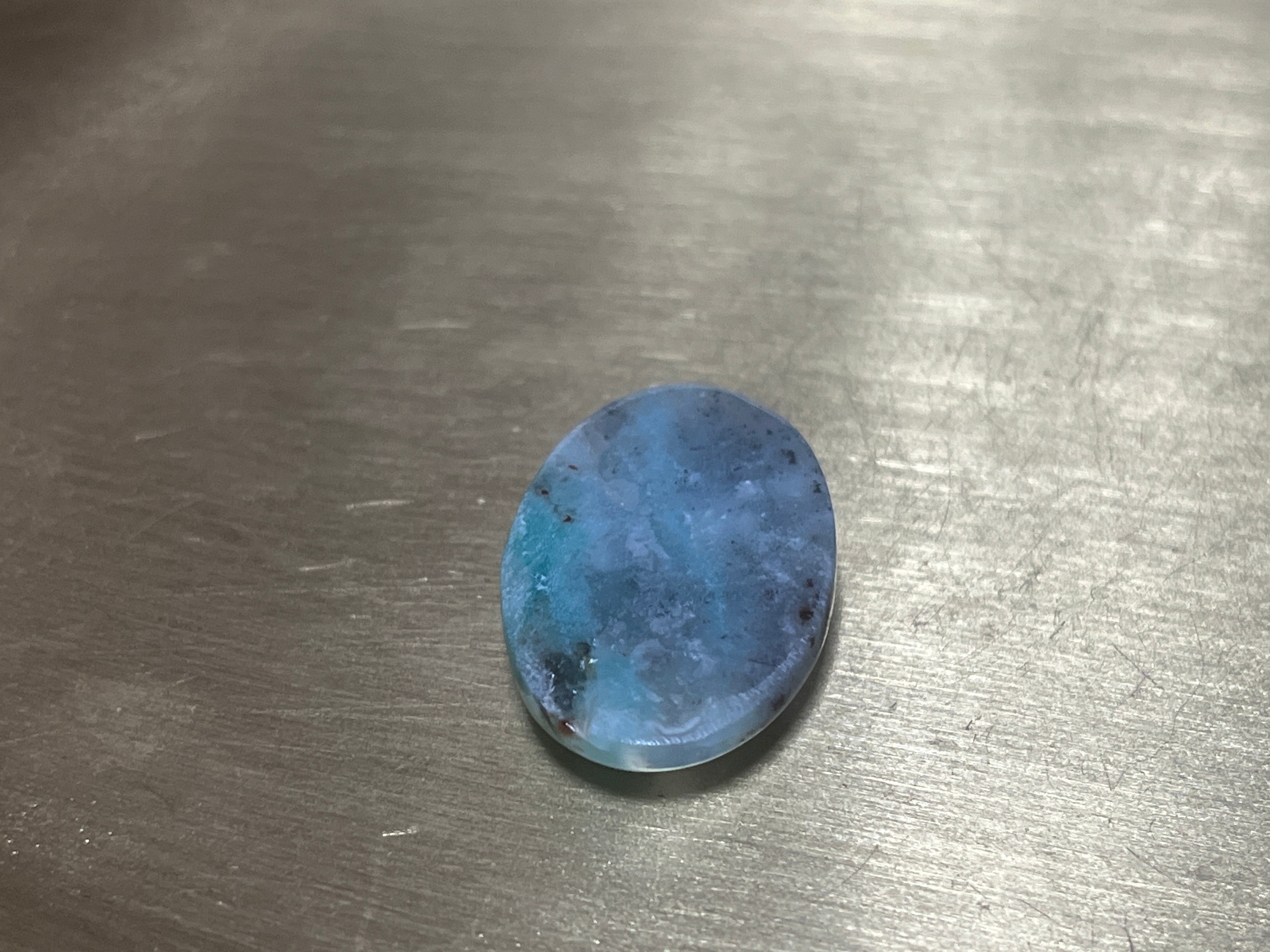 ジンバブエ産 アクアプレーズ カボション ルース 6g 天然石 鉱物 鉱物 