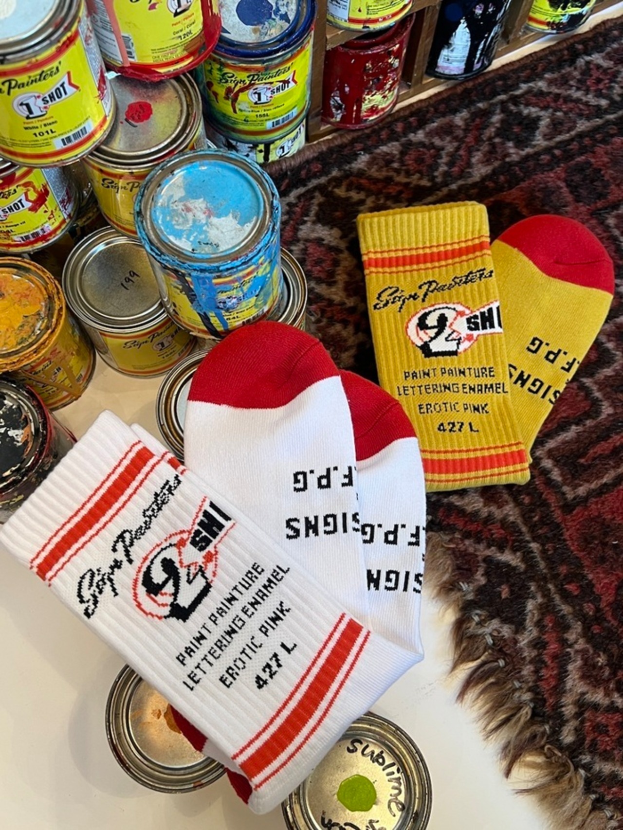 BEAT.F.P.G / DUDE SIGNS × BEAT.F.P.G / 2SHOT SOCKS - 2