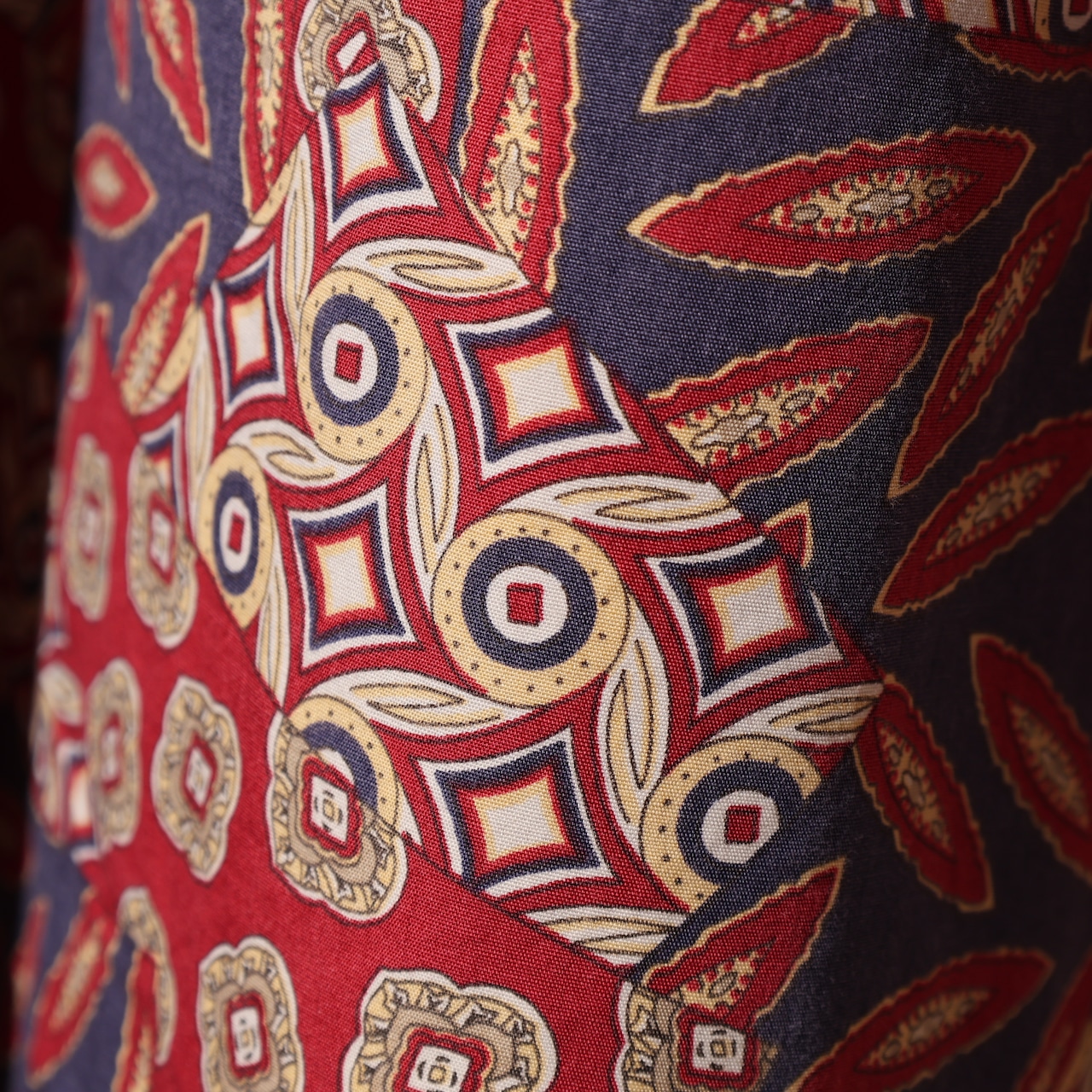 XL ビンテージスカーフ柄 総柄 コットン ポロラルフローレン 半袖開襟シャツ Polo Ralph Lauren