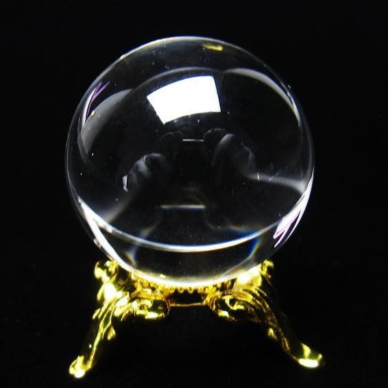 水晶 丸玉 ブラジル産 24mm 一点物 141-6438