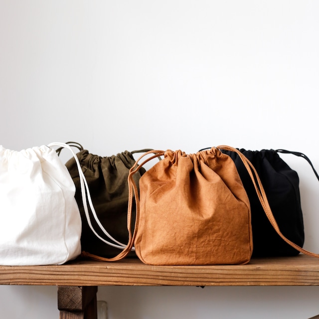 VOCCA - Round Pouch / Cotton Twill - 4 color ( made in Japan )