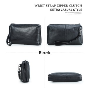 Genuine Leather Clutch Wallet Bag / 本革 レザー クラッチ ウォレット バッグ