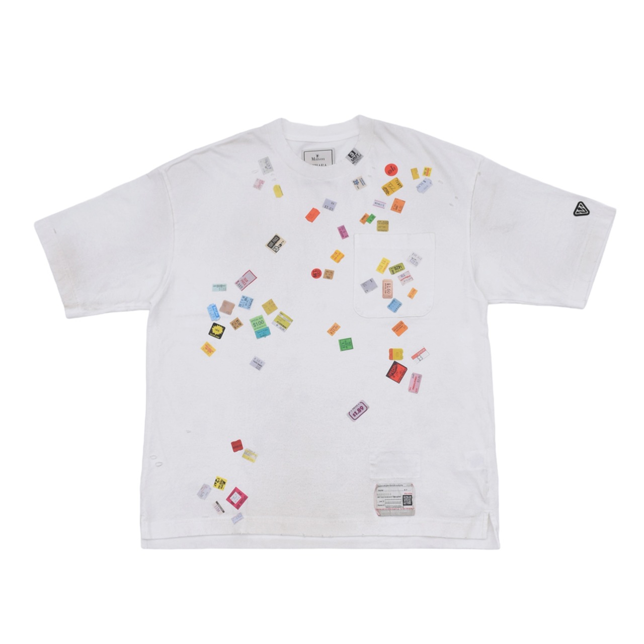【Maison MIHARA YASUHIRO】PRICE STICKER TEE - 1