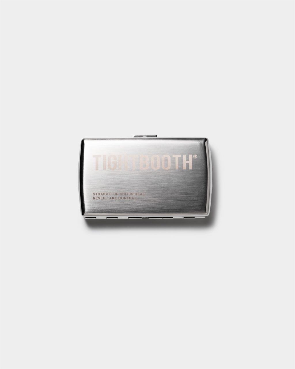 TIGHTBOOTH / LABEL LOGO CIGARETTE CASE / SILVER