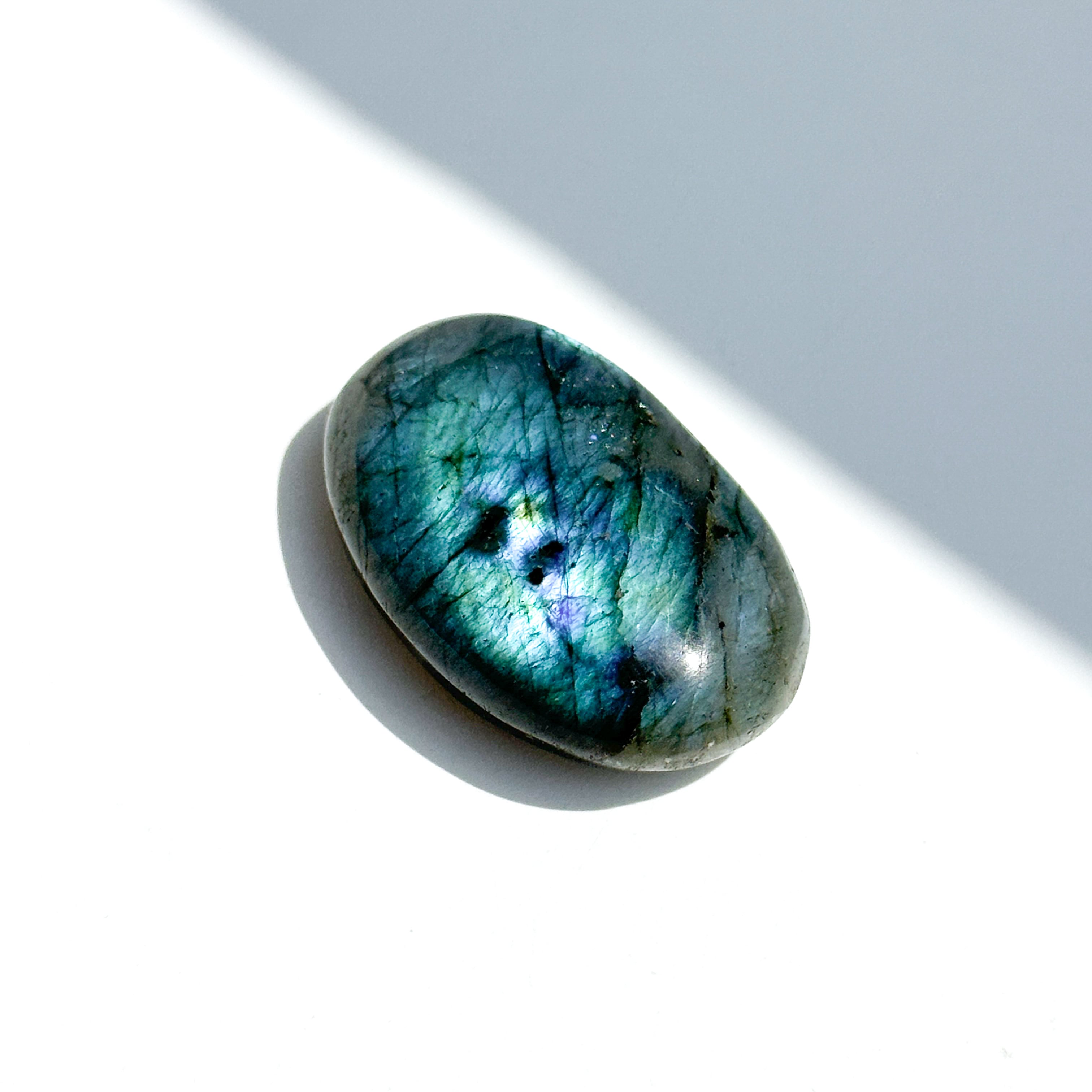 ラブラドライト パームストーン 21◇ Labradorite ◇天然石・鉱物・パワーストーン・インテリア