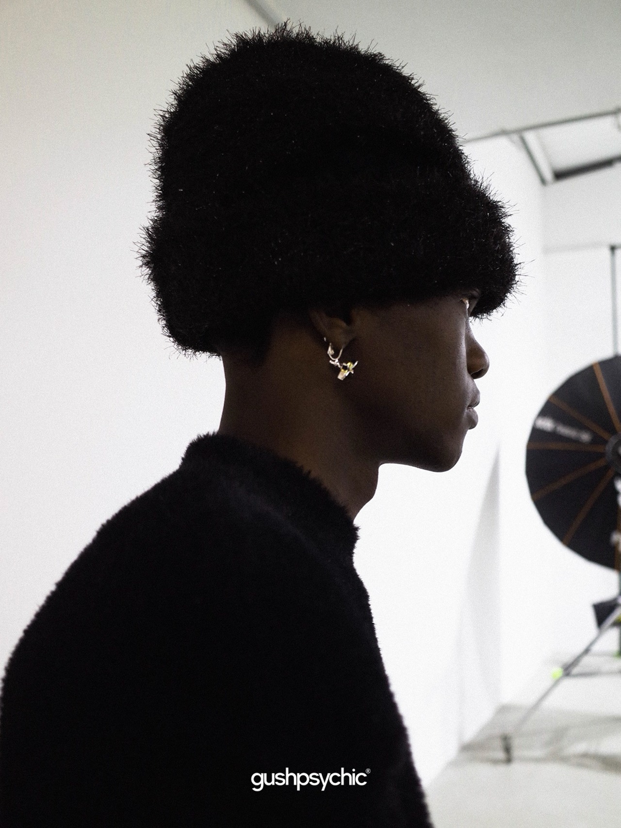 gushpsychic Shiny Balaclava Masked Beanie