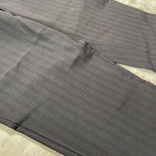 00s old PRADA stripe イタリア製 48 slacks 詳細写真10