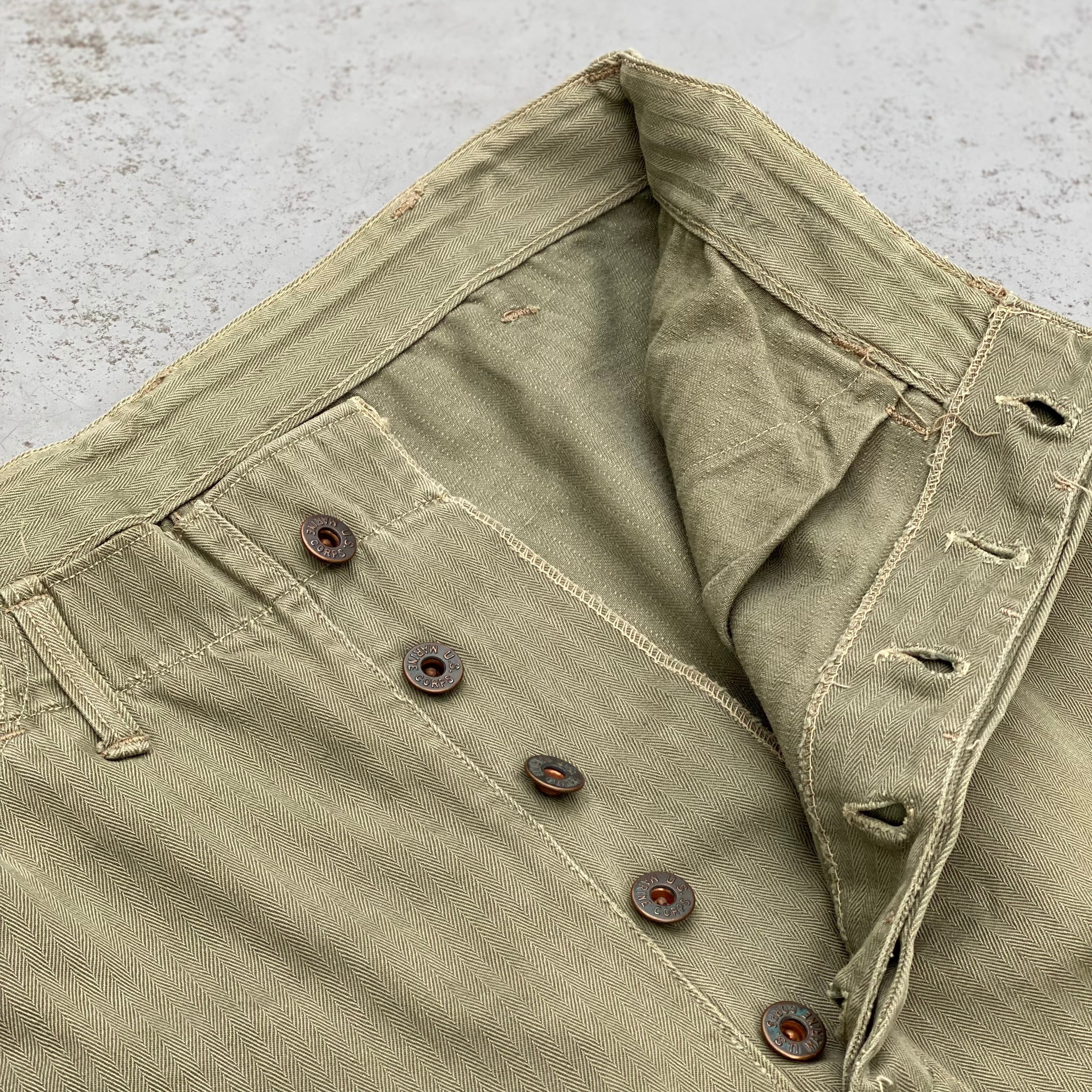 表記34】40's USMC P-41 H.B.T Pant | 下北沢SPiKe＆SPiCe