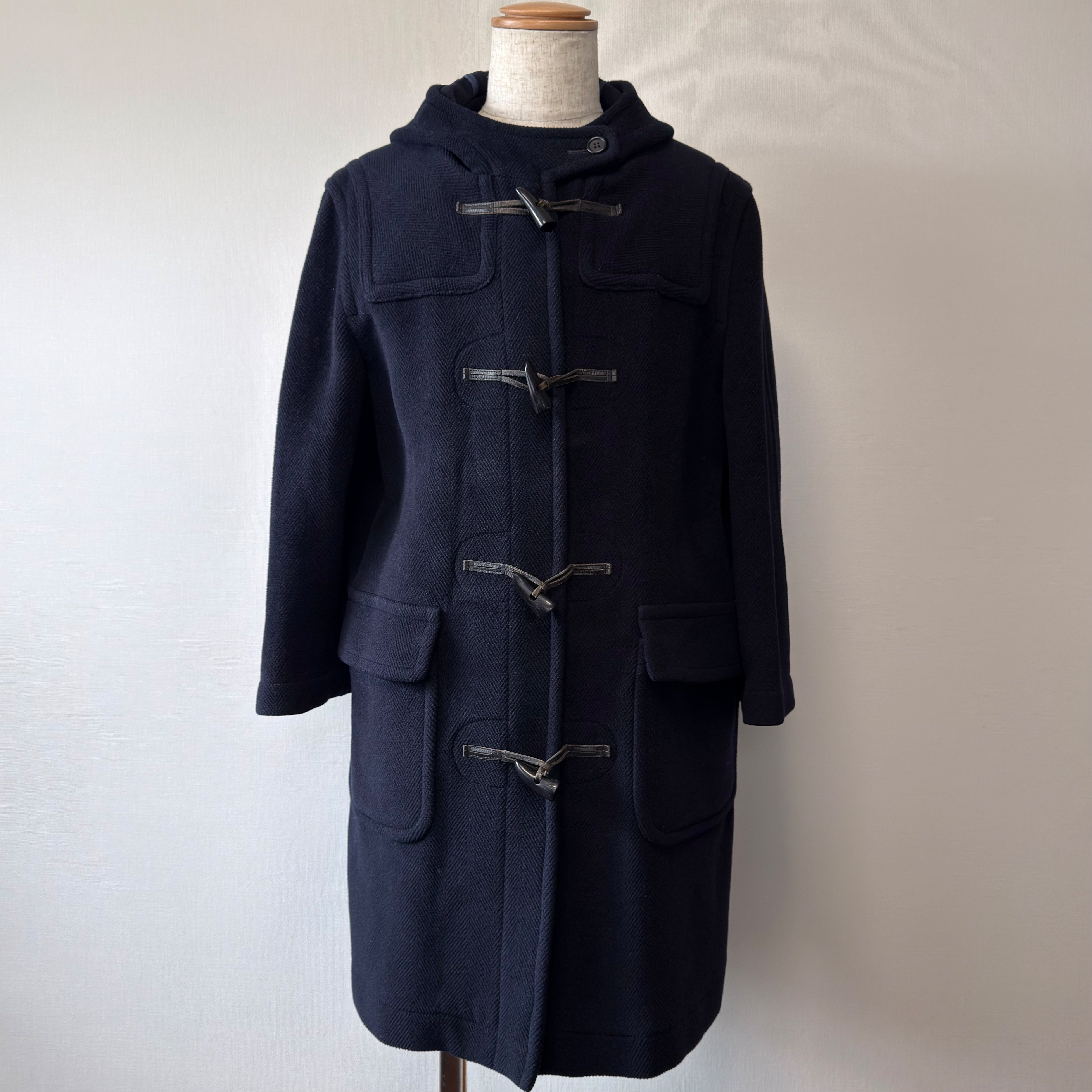 OLD ENGLAND 《women's》 80-90s イギリス製 ヘリンボーン ウール