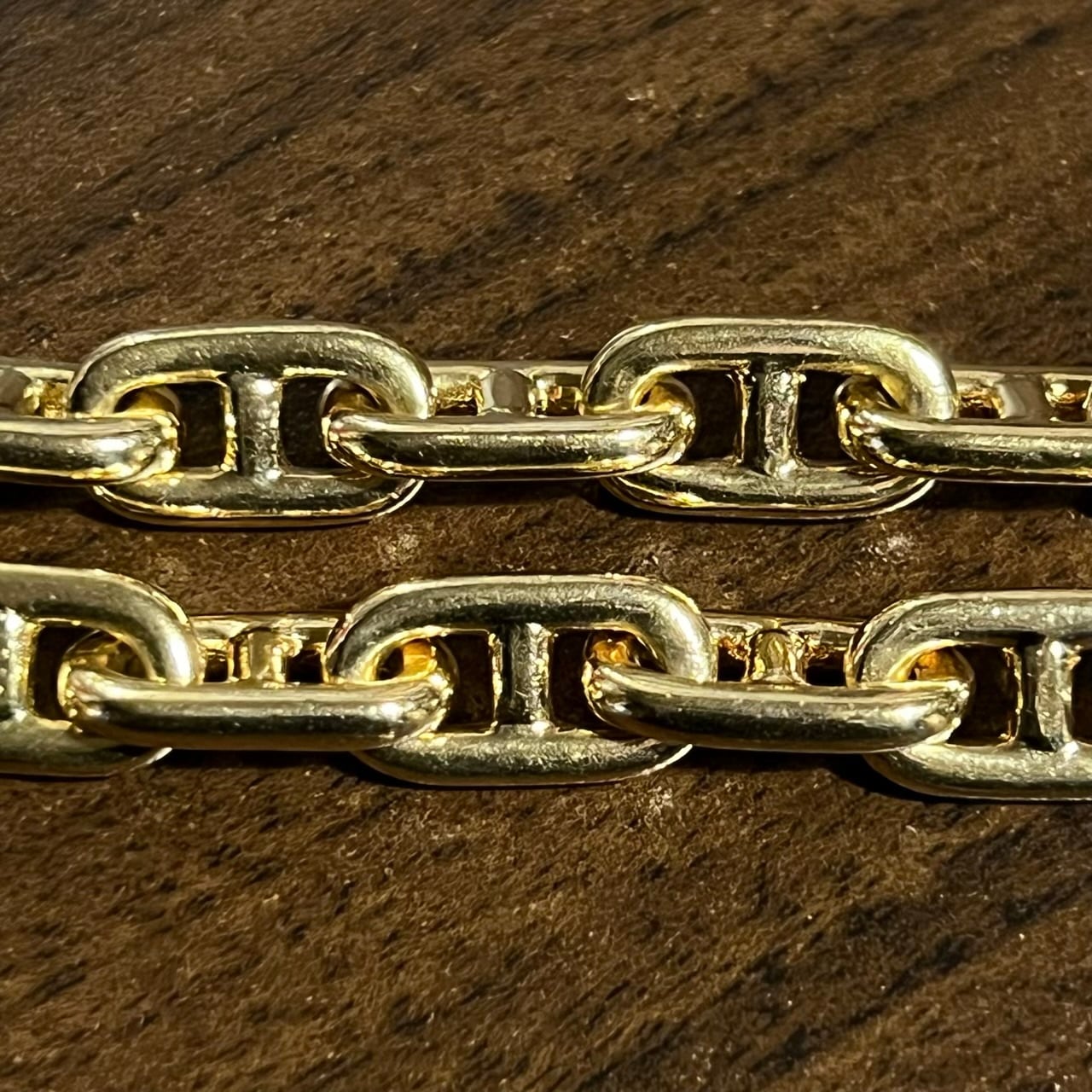 VINTAGE HERMES Chaine d'Ancre Bracelet MM 18K Gold VINTAGE HERMES Chaine d'Ancre Bracelet MM 18K Gold