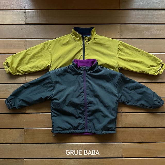 【取寄】grue baba|buzz jumper (magenta charcoal)|バズジャンパー(マゼンタチャコール)|S-JL|kids&jr|26 autumn